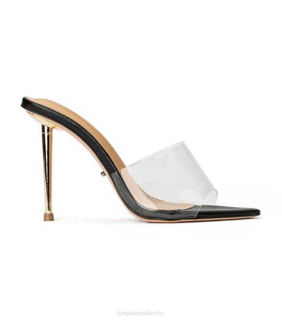 Stöckelschuhe| de Tony Bianco Frauen Mylo-Absätze klares Vinylit/Schwarz 4624165